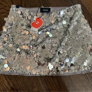 New with tags sequin Cider mini skirt size medium